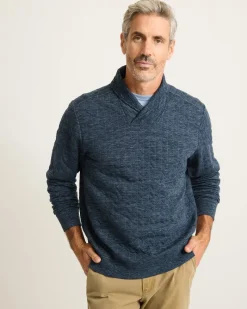 Tommy Bahama Cobble Hill Sweatshirt Ocean Deep Hot
