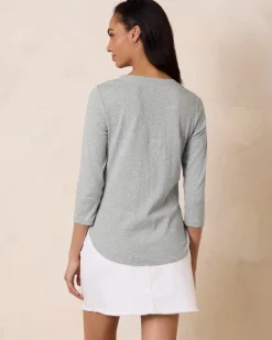 Tommy Bahama Collegiate Ashby Isles Rib 3/4-Sleeve T-Shirt florida_state Best