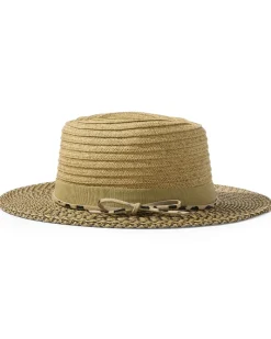 Tommy Bahama Color Block Fedora Tan New