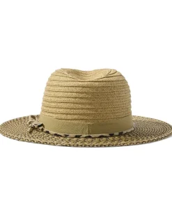 Tommy Bahama Color Block Fedora Tan New