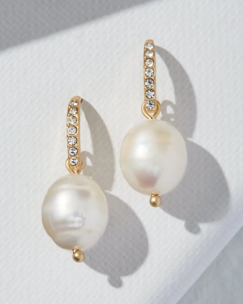 Tommy Bahama Coral Isles Drop Earrings Pearl Outlet