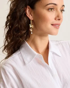 Tommy Bahama Coral Isles Sealife Charm Drop Earrings Gold Best