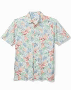 Tommy Bahama Costa Wave Canopy IslandZone® Short-Sleeve Shirt Vacation Blue