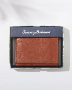 Tommy Bahama Crunch Trifold Wallet Tan Best