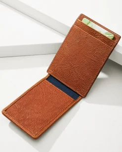 Tommy Bahama Crunch Wide Magnetic Wallet Tan Best