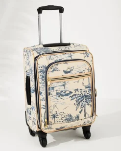 Tommy Bahama 20-Inch Rolling Suitcase Daise Seascape Sale