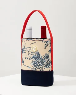 Tommy Bahama Daise Seascape Wine Caddy Navy Online
