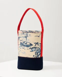 Tommy Bahama Daise Seascape Wine Caddy Navy Online