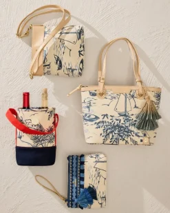 Tommy Bahama Daise Seascape Wine Caddy Navy Online