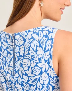 Tommy Bahama Darcy Bright Bay Sheath Dress Palace Blue Hot