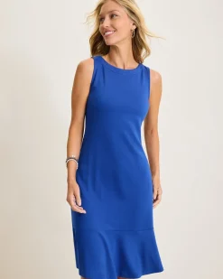 Tommy Bahama Darcy Flounce Dress Mazarine Blue Hot