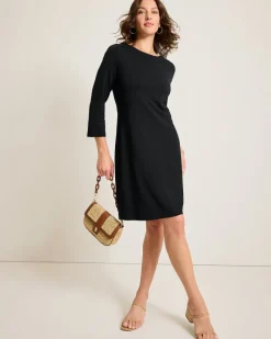 Tommy Bahama Darcy 3/4-Sleeve Dress Black Sale