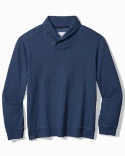 Tommy Bahama Deer Harbor Pullover Ocean Deep Discount