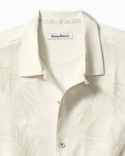 Tommy Bahama Del Palms Embroidered Silk Camp Shirt Continental