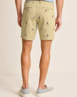 Tommy Bahama Disney Seashore View 8-Inch Shorts Khaki Discount