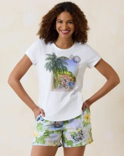 Tommy Bahama Disney Take the Scenic Route Lux T-Shirt White Best