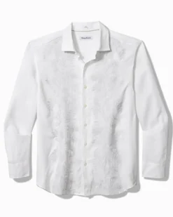 Tommy Bahama Down the Isle Long-Sleeve Linen Shirt White New