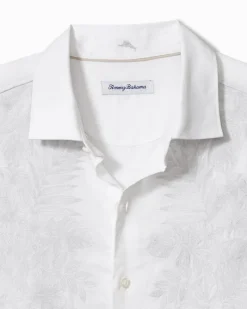 Tommy Bahama Down the Isle Long-Sleeve Linen Shirt White New