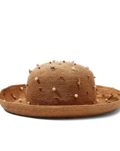 Tommy Bahama Embellished Bucket Hat Natural Hot