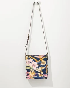 Tommy Bahama Embroidered Crossbody Multi Floral Navy Online