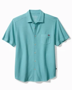 Tommy Bahama Emfielder IslandZone® Knit Short-Sleeve Shirt Delphinium
