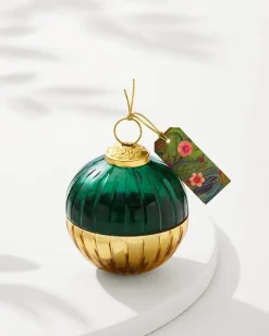 Tommy Bahama 3-oz. Etched Ornament Candle Evergreen Sale