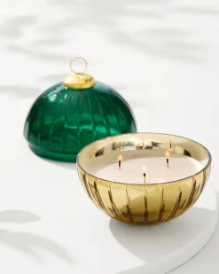 Tommy Bahama 8.5-oz. Etched Ornament Candle Evergreen Discount