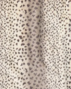 Tommy Bahama Faux Fur Printed Cheetah Throw Natural Outlet