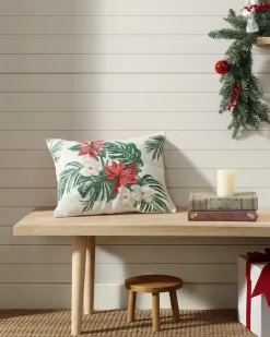 Tommy Bahama Festive Palms Velvet Embroidered Decorative Pillow Multicolor Online