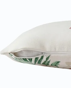 Tommy Bahama Festive Palms Velvet Embroidered Decorative Pillow Multicolor Online