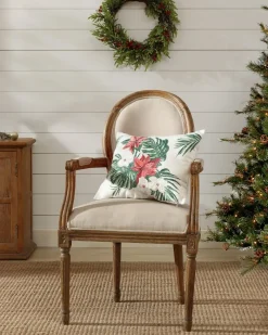 Tommy Bahama Festive Palms Velvet Embroidered Decorative Pillow Multicolor Online