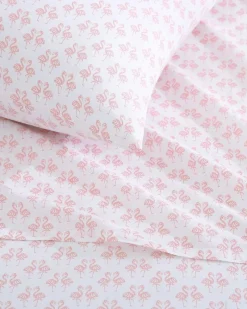 Tommy Bahama Flamingle 4-Piece King Sheet Set Pink New