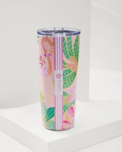 Tommy Bahama Flamingo Pineapple 22-oz. Tumbler Pink Discount