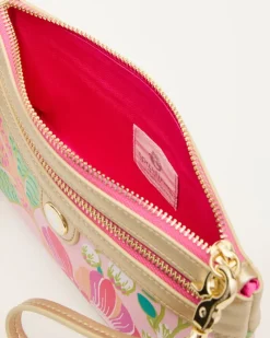 Tommy Bahama Flamingo Pineapple Tassel Wristlet Pink Multi Online