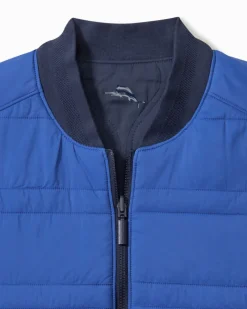 Tommy Bahama Fresno Flip Reversible Vest Ocean Deep Clearance