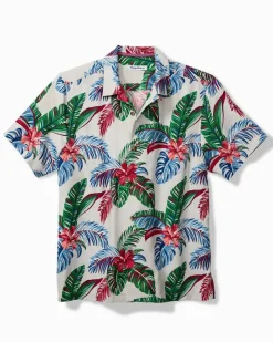 Tommy Bahama Frond Fusion IslandZone® Camp Shirt Breeze Sale