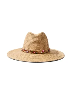 Tommy Bahama Gema Continental Raffia Hat Natural/Multi Outlet