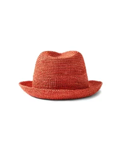 Tommy Bahama Gigi Crochet Raffia Hat Hibiscus Discount