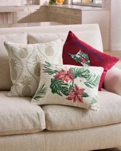 Tommy Bahama en Pineapples Embroidered Decorative Pillow Gold Best