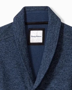 Tommy Bahama Granite Bay Cardigan Blue Note Best