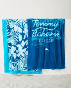 Tommy Bahama High Tide Hangout & Island Cays Blooms Beach Towels — Set of 2 Multicolor Outlet