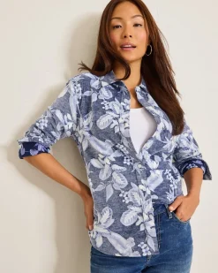 Tommy Bahama Hightide Flora Cord Shirt Coastline Online