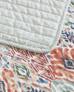 Tommy Bahama Ikat Tropics Reversible 3-Piece King Quilt Set Multicolor Discount