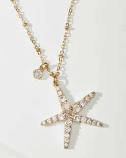 Tommy Bahama Indigo Bay Starfish Pendant Necklace Gold Sale