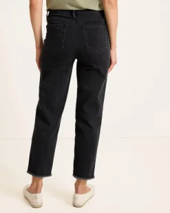 Tommy Bahama Indigo Palms™ High-Rise Cropped Straight-Leg Jeans Coastal Black Wash