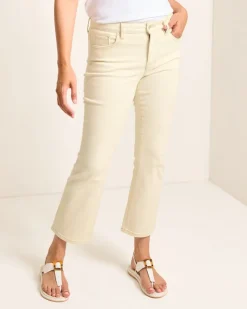 Tommy Bahama Indigo Palms™ Mid-Rise Cropped Mini Bootcut Jeans Natural Online