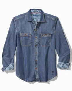 Tommy Bahama Indio Canyon Long-Sleeve Shirt Dark Indigo Online