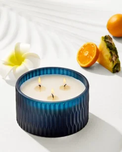 Tommy Bahama 11.3-oz. Cut Glass 3-Wick Candle Island Blend Best
