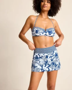 Tommy Bahama Island Cays Blooms Skort Indigo Tide Hot