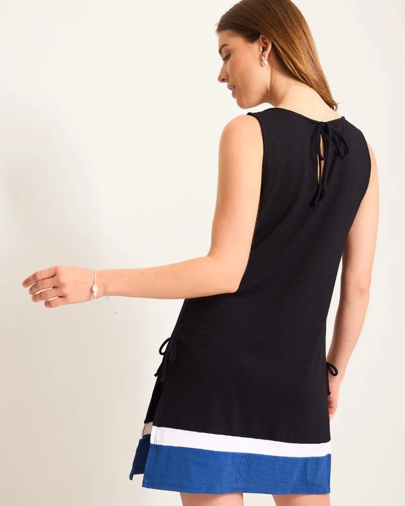 Tommy Bahama Island Cays Colorblock Beach Romper Indigo Tide Hot